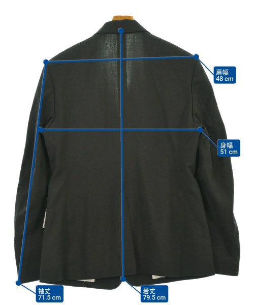 Rich I（リッチアイ）テーラードジャケット 黒 サイズ:48(L位) メンズ/2200649681044