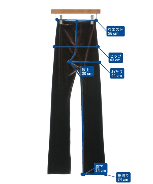 SIMONE WILD（シモーネワイルド）スウェットパンツ 茶 サイズ:S レディース/2200608766034