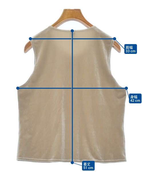 SIMONE WILD（シモーネワイルド）ノースリーブ ベージュ サイズ:S レディース/2200677802015