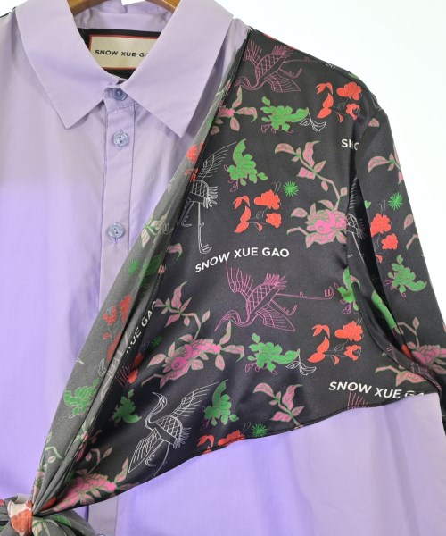 SNOW XUE GAO（スノーシュエガオ）カジュアルシャツ 紫 サイズ:8(L位) レディース/2200667213111