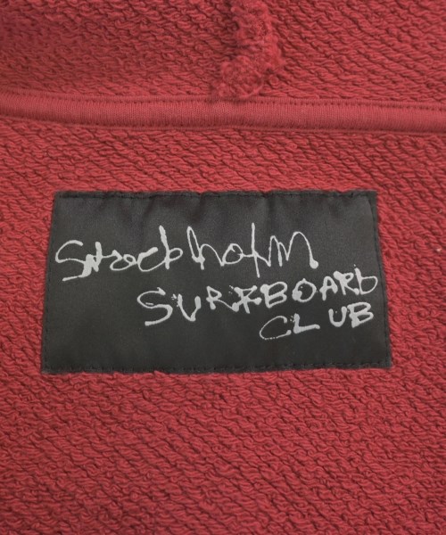 STOCKHOLM SURFBOARD CLUB（ストックホルムサーフボードクラブ）パーカー 赤 サイズ:M メンズ/2200632909070