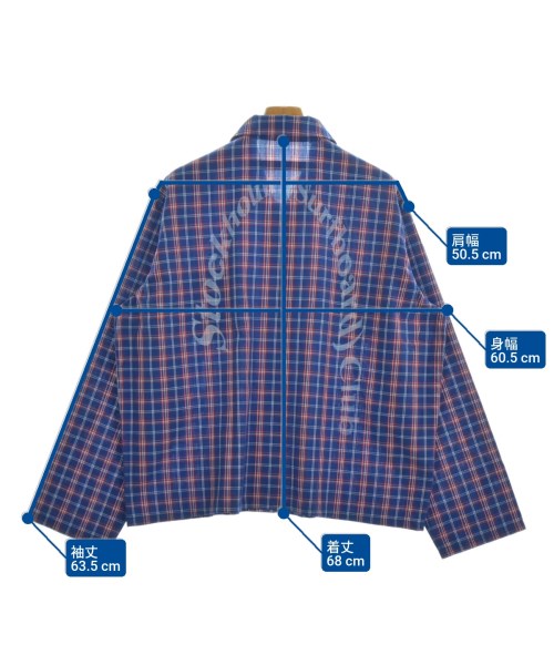 STOCKHOLM SURFBOARD CLUB（ストックホルムサーフボードクラブ）カジュアルシャツ 青 サイズ:M メンズ/2200611637758