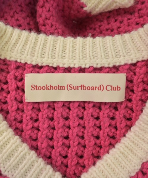 STOCKHOLM SURFBOARD CLUB（ストックホルムサーフボードクラブ）ニット・セーター ピンク サイズ:M メンズ/2200602604264