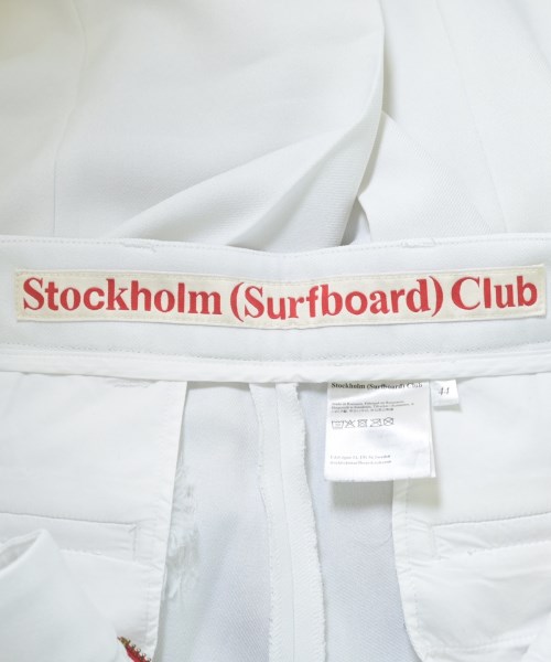 STOCKHOLM SURFBOARD CLUB（ストックホルムサーフボードクラブ）スラックス 白 サイズ:44(S位) メンズ/2200677442013