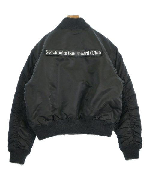 STOCKHOLM SURFBOARD CLUB（ストックホルムサーフボードクラブ）スタジャン 黒 サイズ:M メンズ/2200677080031
