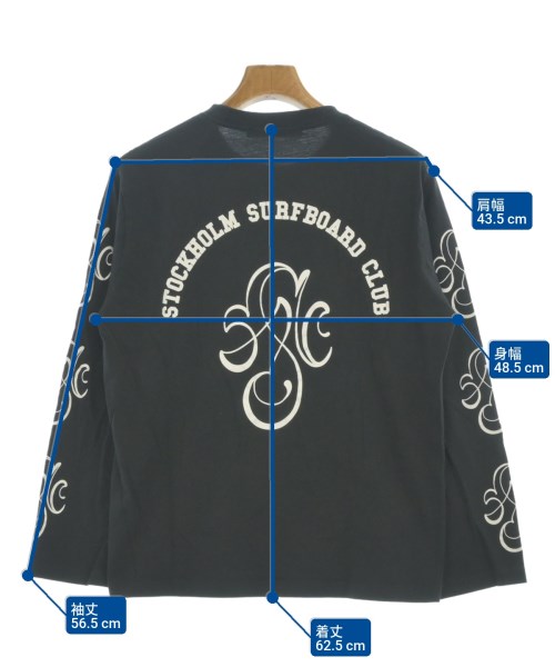 STOCKHOLM SURFBOARD CLUB（ストックホルムサーフボードクラブ）Tシャツ・カットソー 黒 サイズ:S メンズ/2200679187097