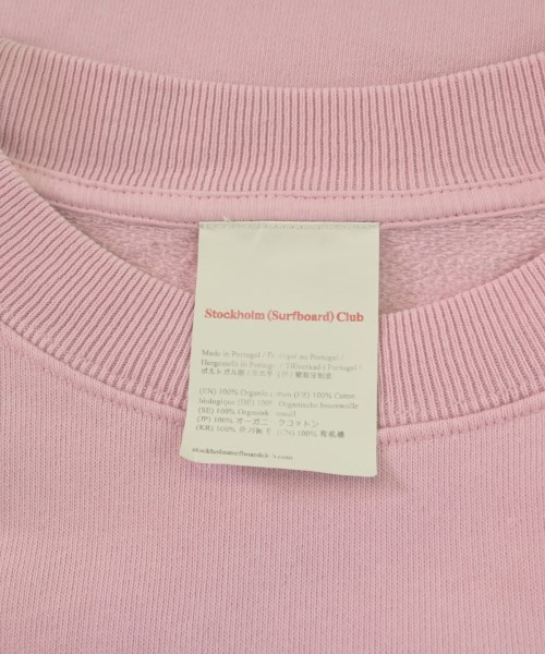 STOCKHOLM SURFBOARD CLUB（ストックホルムサーフボードクラブ）スウェット ピンク サイズ:M メンズ/2200688535094