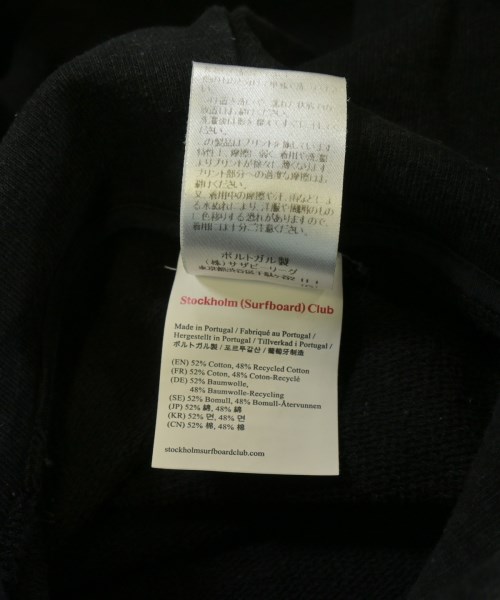 STOCKHOLM SURFBOARD CLUB（ストックホルムサーフボードクラブ）パーカー 黒 サイズ:XL メンズ/2200649809073