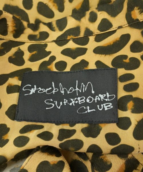 STOCKHOLM SURFBOARD CLUB（ストックホルムサーフボードクラブ）カジュアルシャツ 茶 サイズ:L メンズ/2200702191176