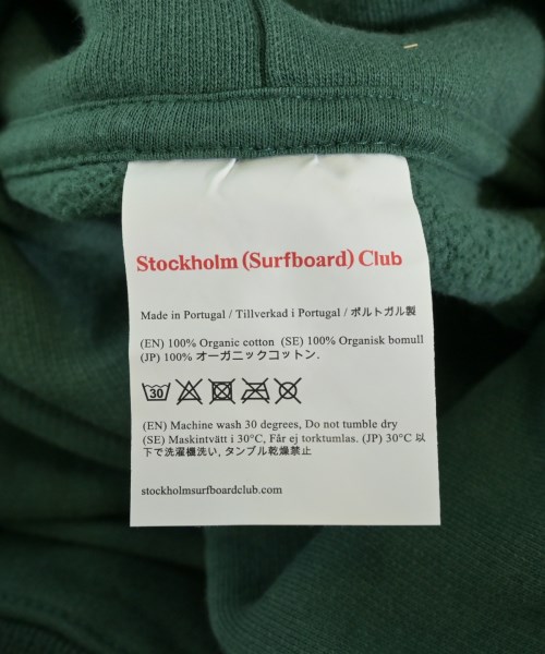 STOCKHOLM SURFBOARD CLUB（ストックホルムサーフボードクラブ）パーカー 緑 サイズ:S メンズ/2200721489209
