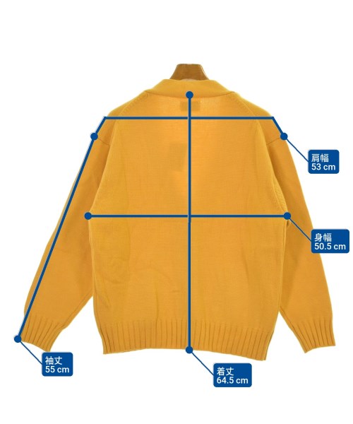 THE FOX（ザフォックス）カーディガン 黄 サイズ:F メンズ/2200610964756