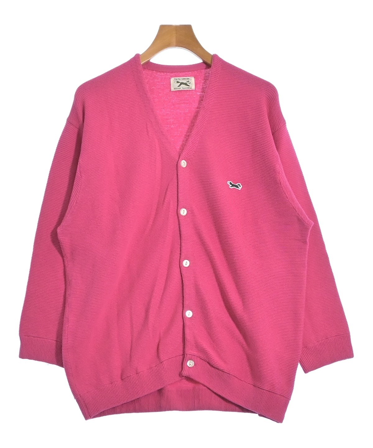 FOXEY NEWYORK COLLECTION カーディガン M ピンク 【古着】【中古】【送料無料】 THE FOX（ザフォックス）カーディガン ピンク サイズ:-(XL位) メンズ