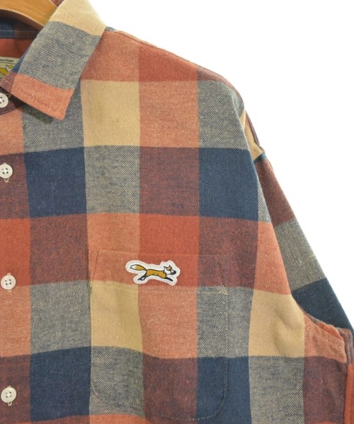 THE FOX（ザフォックス）カジュアルシャツ オレンジ サイズ:M メンズ/2200664759056