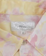 UNFOLLOW（アンフォロー）カジュアルシャツ 黄 サイズ:2(M位) メンズ/2200558583170