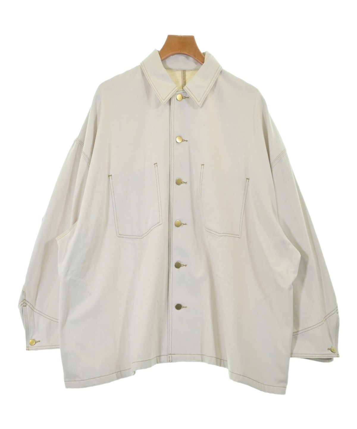 UNUSED ベージュ カバーオール JUNYA WATANABE MAN(ジュンヤワタナベマン) 24SS綿麻ツイル 製品
