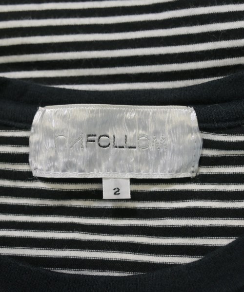 UNFOLLOW（アンフォロー）Tシャツ・カットソー 黒 サイズ:2(M位) レディース/2200614294057