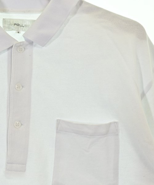 UNFOLLOW（アンフォロー）ポロシャツ 白 サイズ:3(L位) メンズ/2200632726097