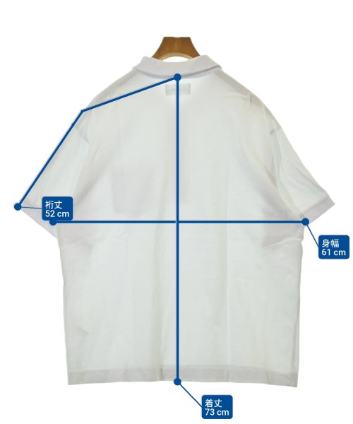 UNFOLLOW（アンフォロー）ポロシャツ 白 サイズ:3(L位) メンズ/2200632726097