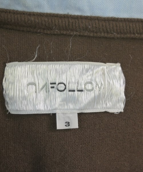 UNFOLLOW（アンフォロー）ポロシャツ 茶 サイズ:3(L位) メンズ/2200615076027