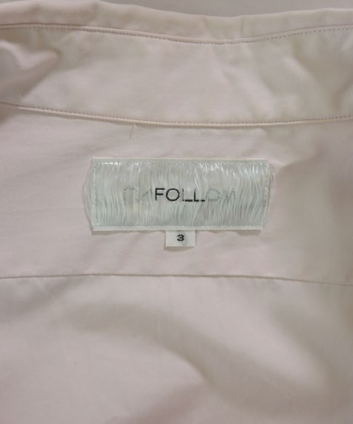 UNFOLLOW（アンフォロー）ドレスシャツ ピンク サイズ:3(L位) メンズ/2200698184046