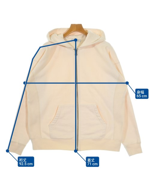 UNFOLLOW（アンフォロー）パーカー 白 サイズ:3(L位) メンズ/2200656491032