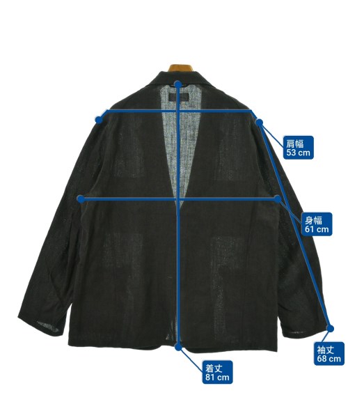 UNFOLLOW（アンフォロー）カジュアルジャケット 黒 サイズ:3(L位) メンズ/2200659329042