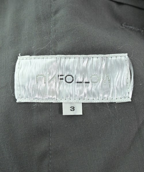 UNFOLLOW（アンフォロー）スラックス グレー サイズ:3(L位) メンズ/2200661878057
