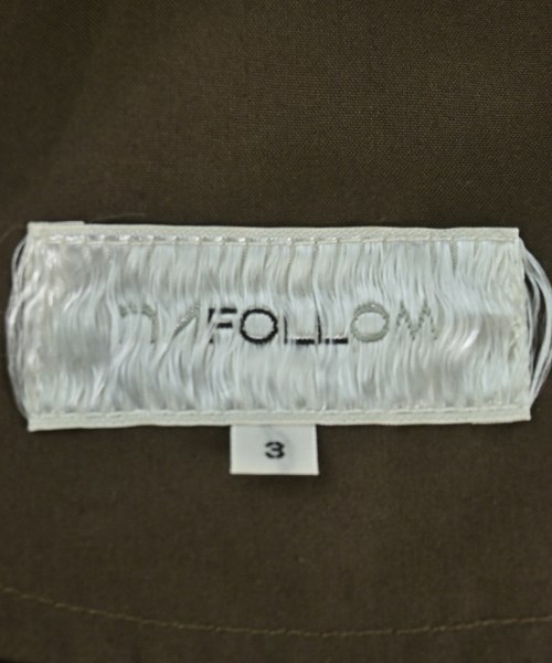 UNFOLLOW（アンフォロー）スラックス 茶 サイズ:3(L位) メンズ/2200737628043