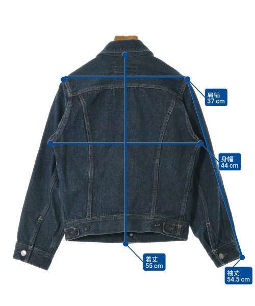 45rpm&（フォーティファイブアールピーエムアンド）デニムジャケット 紺 サイズ:2(M位) レディース/2200636592018