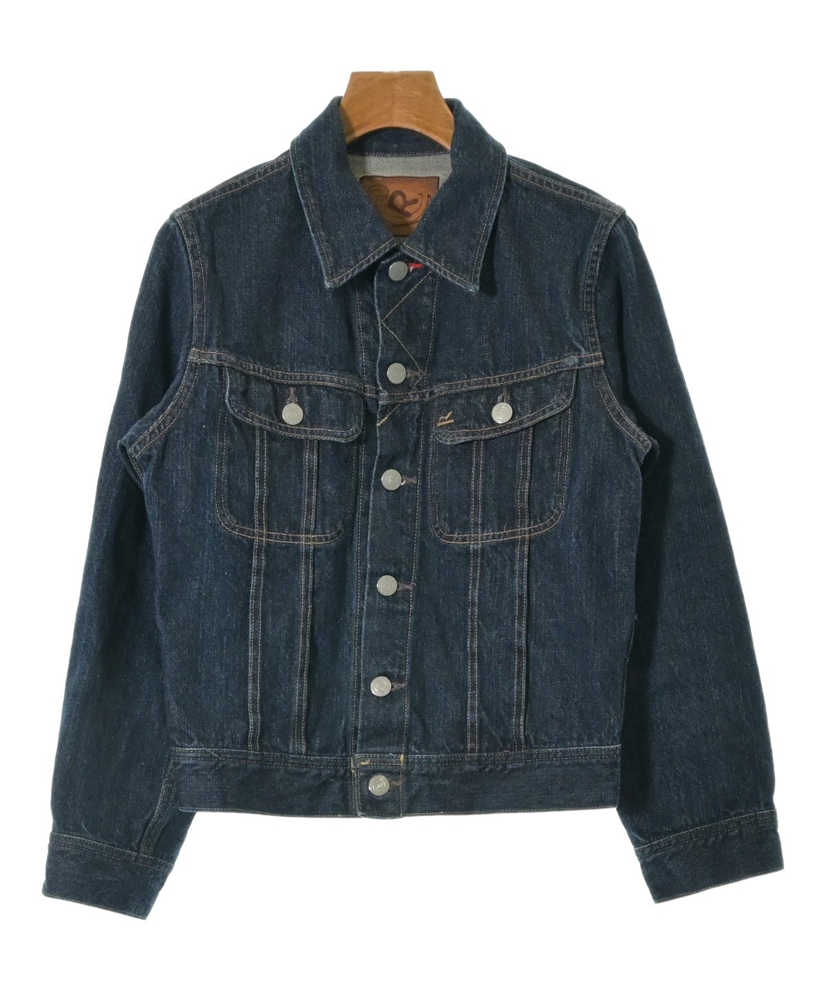 美品★45rpm フォーティファイブ デニムジャケット Ｇジャン 濃紺デニム　4 45rpm&（フォーティファイブアールピーエムアンド）デニムジャケット