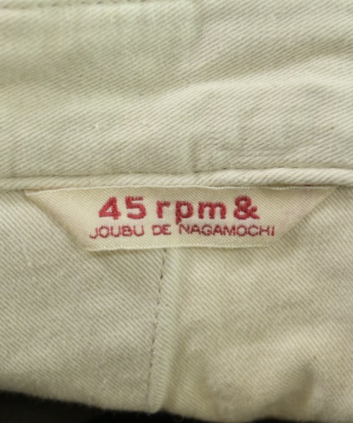 45rpm&（フォーティファイブアールピーエムアンド）その他 カーキ サイズ:34(XL位) メンズ/2200623081242