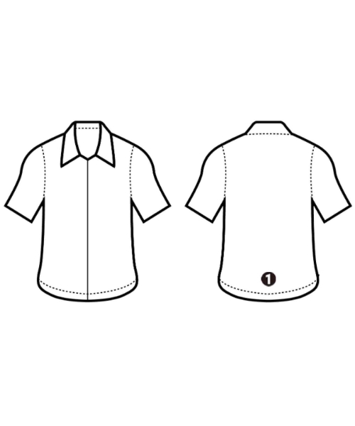 45rpm&（フォーティファイブアールピーエムアンド）カジュアルシャツ 白 サイズ:2(S位) メンズ/2200628482112