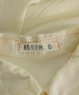 45rpm&（フォーティファイブアールピーエムアンド）カジュアルシャツ 白 サイズ:2(S位) メンズ/2200628482112