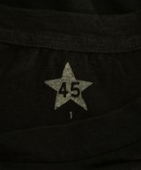 45rpm&（フォーティファイブアールピーエムアンド）Tシャツ・カットソー 黒 サイズ:1(S位) レディース/2200613774093