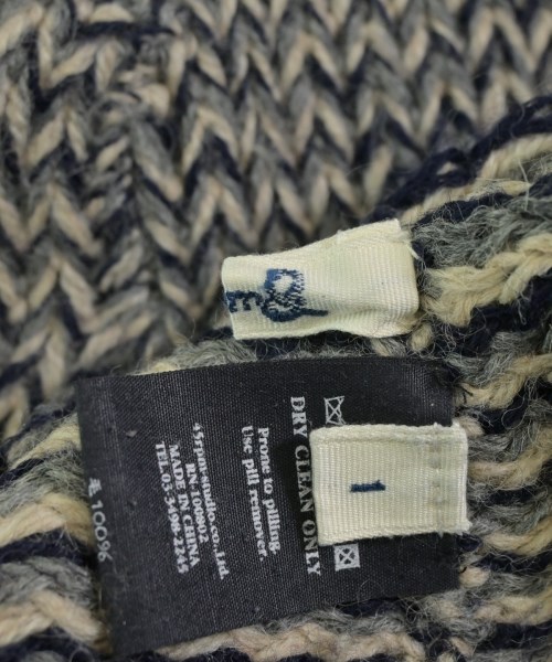 45rpm&（フォーティファイブアールピーエムアンド）ニット・セーター グレー サイズ:1(S位) レディース/2200645283112