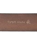 45rpm&（フォーティファイブアールピーエムアンド）ベルト 茶 サイズ:- レディース/2200715590386