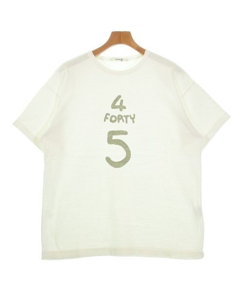 45rpm&(フォーティファイブアールピーエムアンド)Tシャツ・カットソー 白 サイズ:5(XXL位)/2200647371022