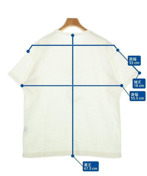 45rpm&（フォーティファイブアールピーエムアンド）Tシャツ・カットソー 白 サイズ:5(XXL位) メンズ/2200647371022