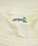 45rpm&（フォーティファイブアールピーエムアンド）Tシャツ・カットソー 白 サイズ:5(XXL位) メンズ/2200647371022