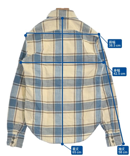 45rpm&（フォーティファイブアールピーエムアンド）カジュアルシャツ ベージュ サイズ:2(M位) レディース/2200637734035