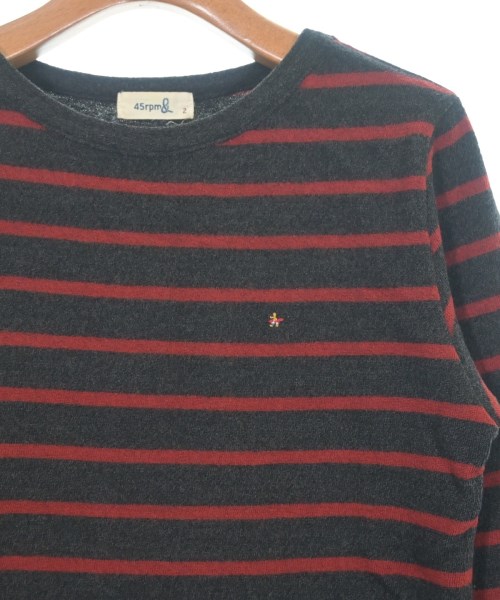45rpm&（フォーティファイブアールピーエムアンド）Tシャツ・カットソー グレー サイズ:2(M位) レディース/2200660250083