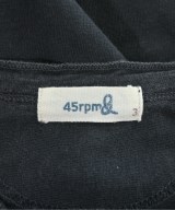 45rpm&（フォーティファイブアールピーエムアンド）Tシャツ・カットソー 黒 サイズ:3(L位) レディース/2200683181043