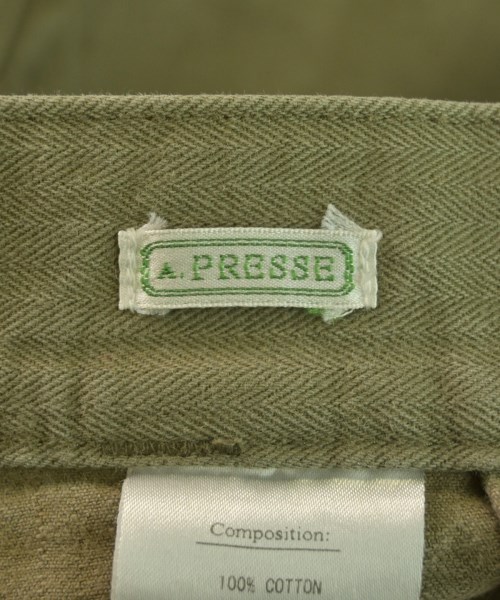 A.PRESSE（アプレッセ）カーゴパンツ カーキ サイズ:2(M位) メンズ/2200635565075