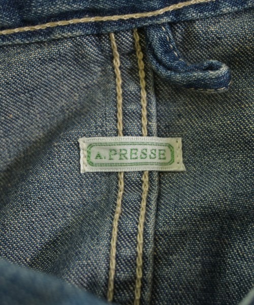 A.PRESSE（アプレッセ）カバーオール 青 サイズ:-(M位) メンズ/2200639606026