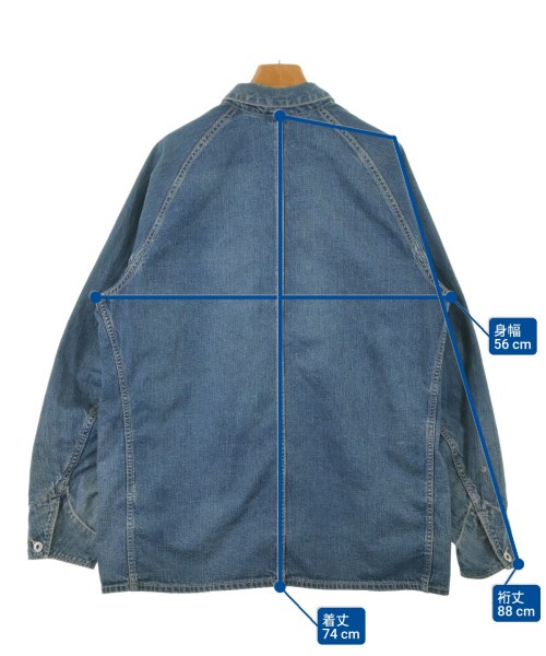 A.PRESSE（アプレッセ）カバーオール 青 サイズ:-(M位) メンズ/2200639606026