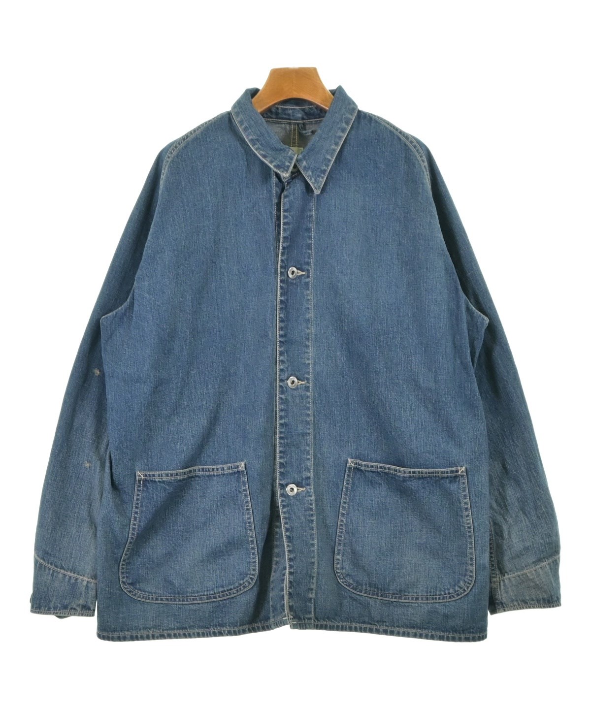 A.PRESSE（アプレッセ）カバーオール 青 サイズ:2(M位) メンズ