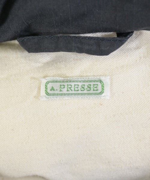 A.PRESSE（アプレッセ）ダウンジャケット/ダウンベスト 黒 サイズ:3(L位) メンズ/2200640971014