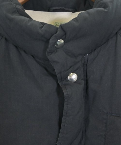 A.PRESSE（アプレッセ）ダウンジャケット/ダウンベスト 黒 サイズ:3(L位) メンズ/2200640971014