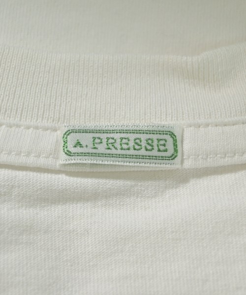 A.PRESSE（アプレッセ）Tシャツ・カットソー 白 サイズ:3(L位) メンズ/2200640984052