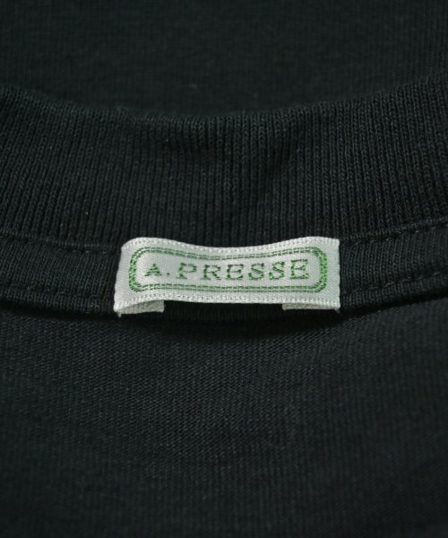 A.PRESSE（アプレッセ）Tシャツ・カットソー 黒 サイズ:3(L位) メンズ/2200640984069